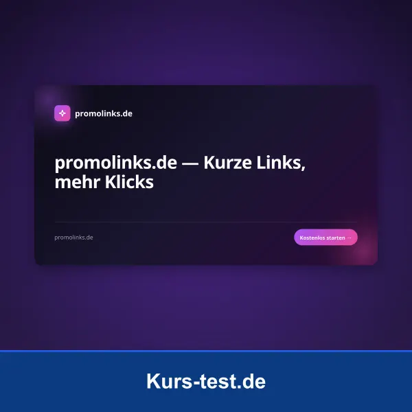 PromoLinks im Test: das Link-Tool für Kurs-Anbieter